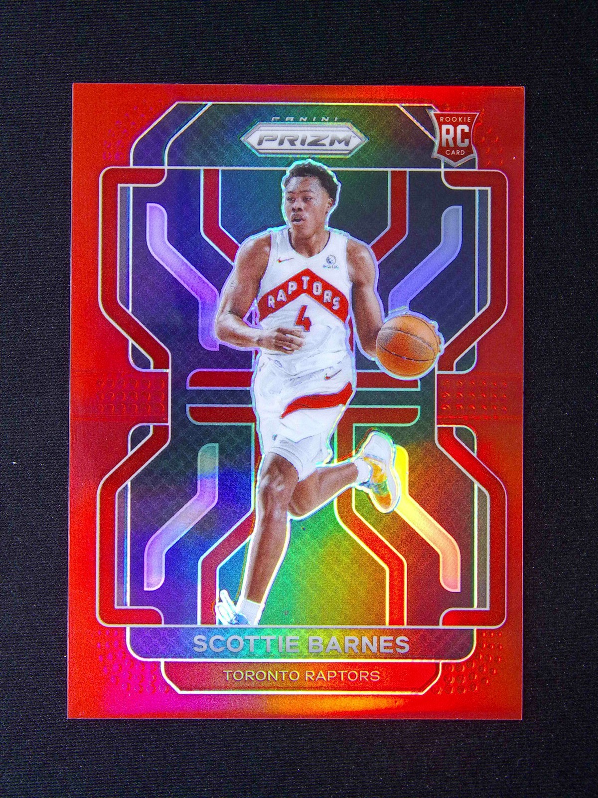 2021-22 Panini Prizm Scottie Barnes #320 RC Rookie Red /299