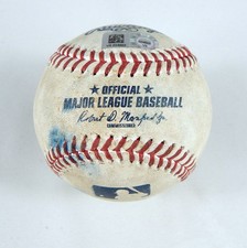 2023 Cubs Nationals Game Used Baseball Mark Leiter Jr CJ Abrams StrikeOut