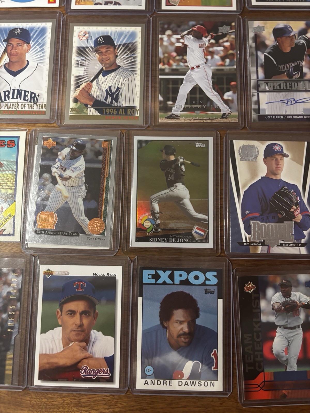 65 80’s/90’s Baseball Lot Of HOF/Rookies/Numbered/Relic/Auto/Patch GREAT VALUE!! view 15