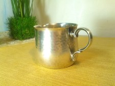 WMF Milchk&auml;nnchen Hammerschlag Marterl&eacute; Art Deco versilbert 1935- 1945 Vintage