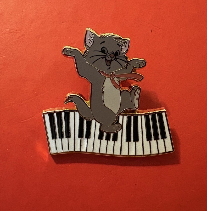 Pink a la Mode PALM The Aristocats On Piano Berlioz LE 250 Mystery Disney Pin