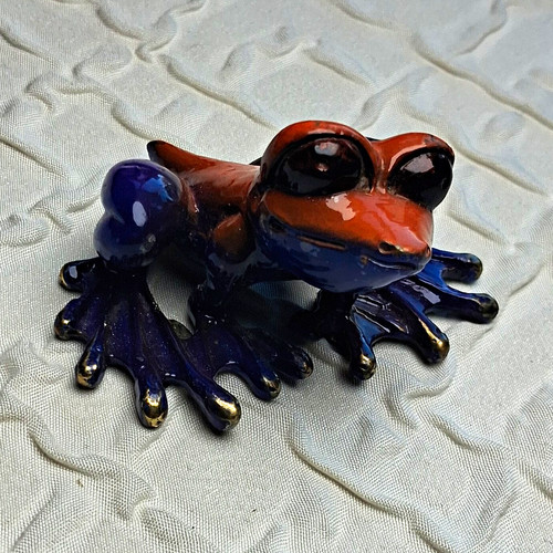 Barry Stein "Dezerae" Bronze Frog Figurine- Limited Edition 23/1000-signed Art
