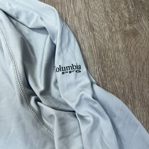 Columbia PFG Kiawah Performance Shirt Long Sleeve Golf XXL 2XL Gray Fishing - Picture 5 of 9
