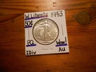 1943 Walking Liberty Silver Half Dollar AU TERRIFIC!!!! PQ!!!! WOW!!! #5