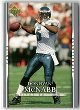 2007 UPPER DECK FIRST EDITION #75 DONOVAN MCNABB PHILADELPHIA EAGLES