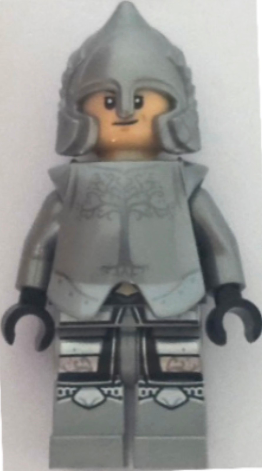 Lego Minifig Soldier of Gondor lor162 Medium Tan Head Dimples Minas Tirith 11377