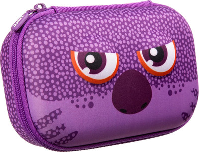 Wildlings Pencil Box for Girls, Large Capacity Cute Pencil Case for School, Stat