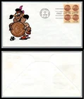 US FDC # 1734 13c Indian Head Penny  Ellis block EddHassed 1978, 9p8835