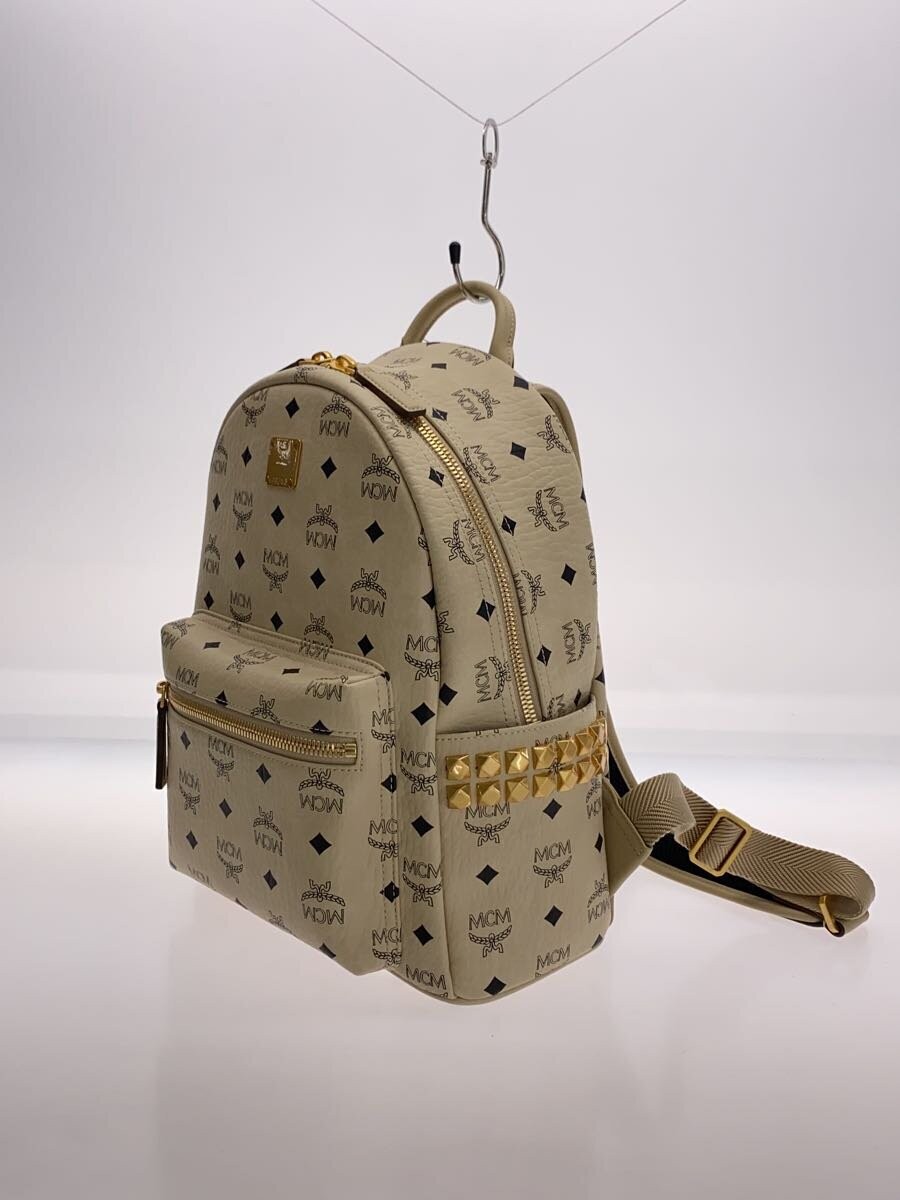 MCM Side Stud Backpack   Visetos   Backpack   Lea… - image 1