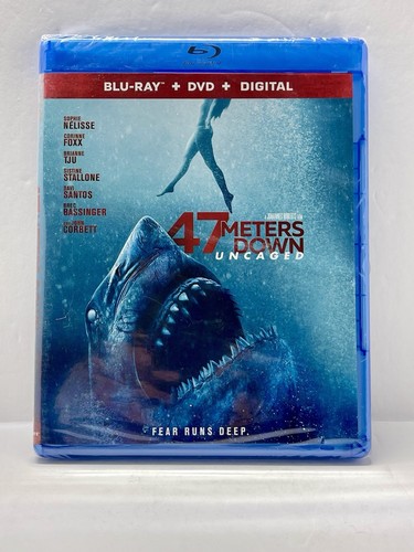 Konvolut 4 Blu-ray Filme - 47 Meter tiefer, 47 ohne Käfig, Shark Night & Frenzy! NEU! - Bild 4 von 10