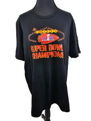 2024 Kansas City Chiefs Super Bowl Champions Tshirt Approximately Mens Size L - Picture 5 of 5