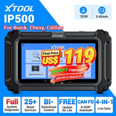 XTOOL IP500 For GMC/Chevy/Cadillac Bidirectional OBD2 Diagnostic Scanner Tool