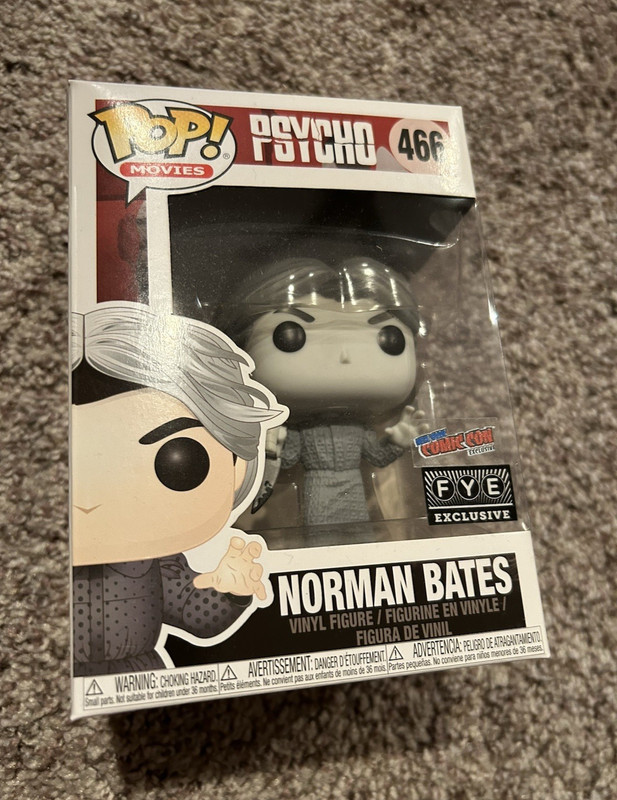 Funko Pop! Vinyl Norman Bates #466 Psycho FYE Exclusive Figure