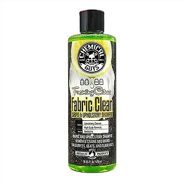 Chemical Guys Foaming Citrus Fabric Clean Carpet & Upholstery Shampoo 16oz