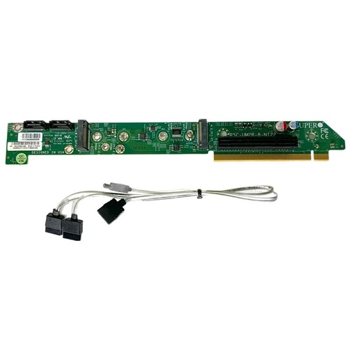 Supermicro RSC-UM2R-8-NI22 1x PCIe 3.0 x8 2x M.2 NVMe 1U Ultra RHS Riser Card - Afbeelding 5 van 6