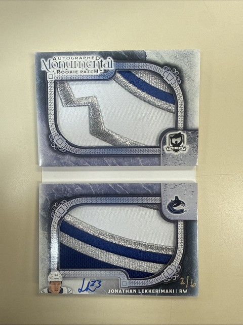 Jonathan Lekkerimaki RPA Booklet 2024-25 Upper Deck The Cup Monumental /6