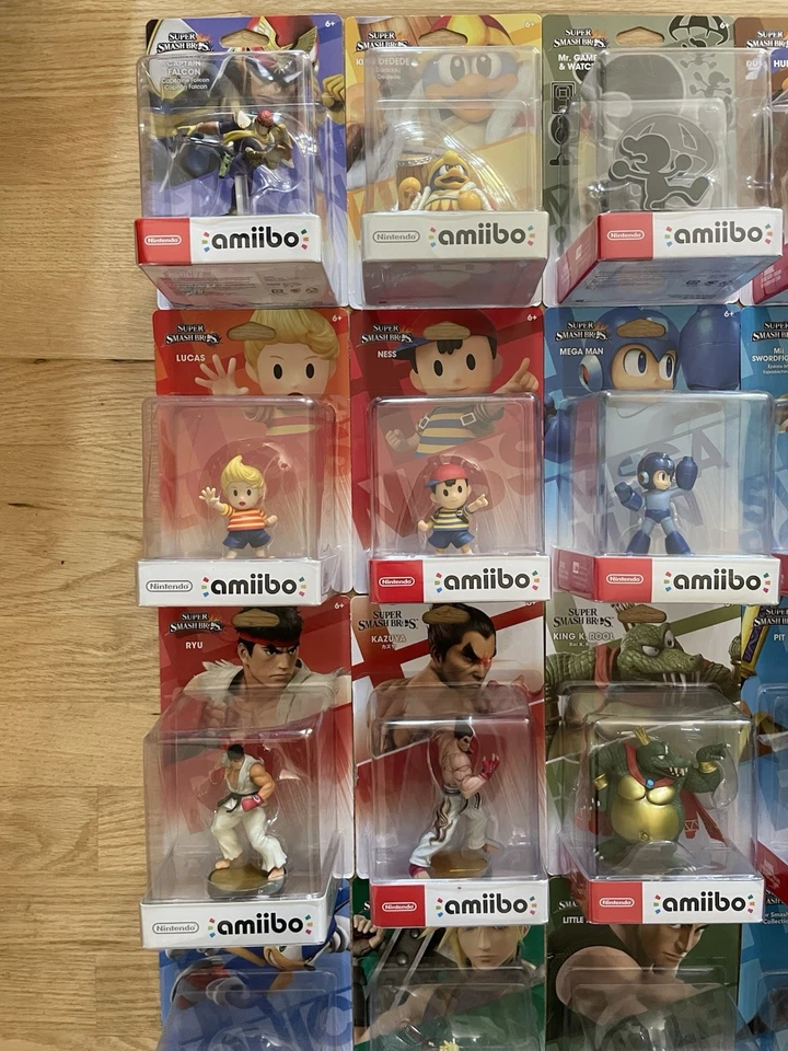 Lote enorme Super Smash Brothers Amiibo Series Nintendo Switch Smash Bros (29) - Imagem 3 de 4