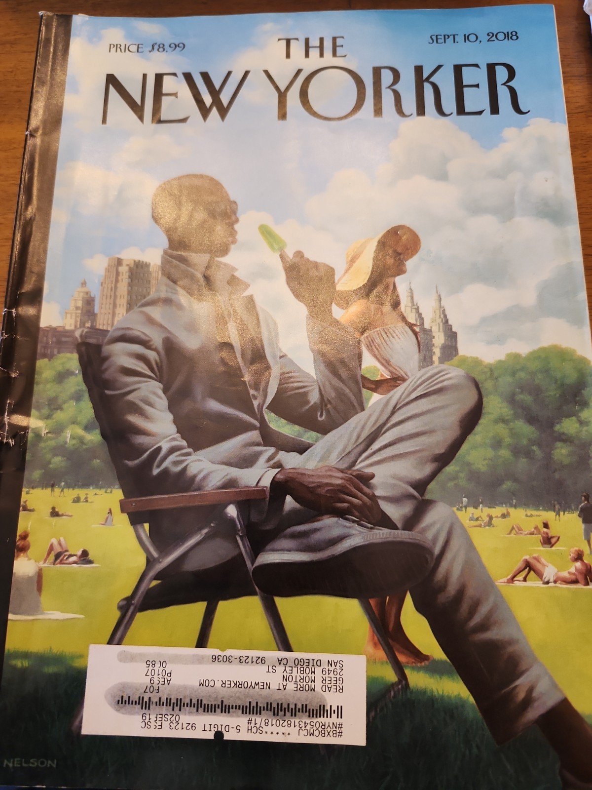 New Yorker Magazine  September 10 2018
