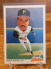 1991 Score #668 Barry Bonds Pittsburgh Pirates All-Star team