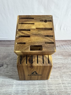 Acoqoos Knife Wood BLOCK ONLY (16 Slots)