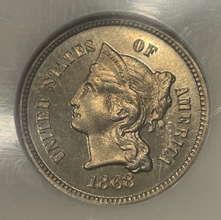 1868 Judd 618 Proof Pattern Nickel NGC PR64 Scarce Coin J-618 - Image 2 of 4