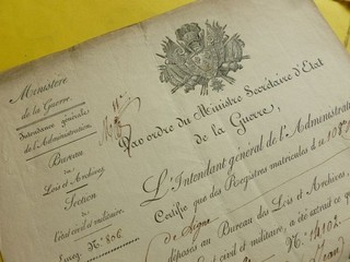 Noël DE PERCEVAL [ 1769 1858 ] Intendant GENERAL. Amboise Mosnes .AUTOGRAPH