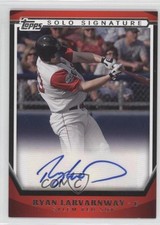 2011 Topps Pro Debut Solo Signature Auto Ryan Lavarnway #SSA-RL Auto 1u6