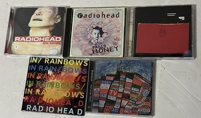 Radiohead 5 CD lot Bends Amnesiac In Rainbows Pablo Honey Hail to the Thief