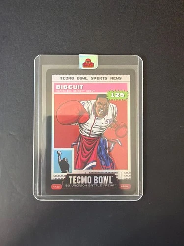 Biscuit Cornelius Bennett Tecmo Bowl Bo Jackson Battle Arena News 125 Brawl N722