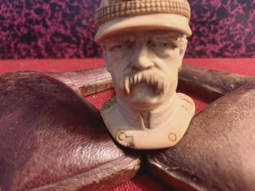 ARTHUR SCHNEIDER PIPE EN ÉCUME DE MER OTTO VON BISMARCK AVEC CASQUE A POINTE - Picture 5 of 23