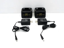 EDC–144 ALINCO RAPID CHARGER WITH EDC-112 ADAPTOR LOT OF 2