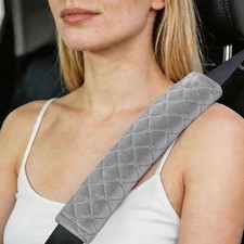 Amooca Soft Auto Seat Belt Cover Seatbelt Shoulder Pad Cushions 2 Pcs Universal Amooca Soft Auto Seat Belt Cover Seatbelt Shoulder Pad Cushions 2 Pcs Universal