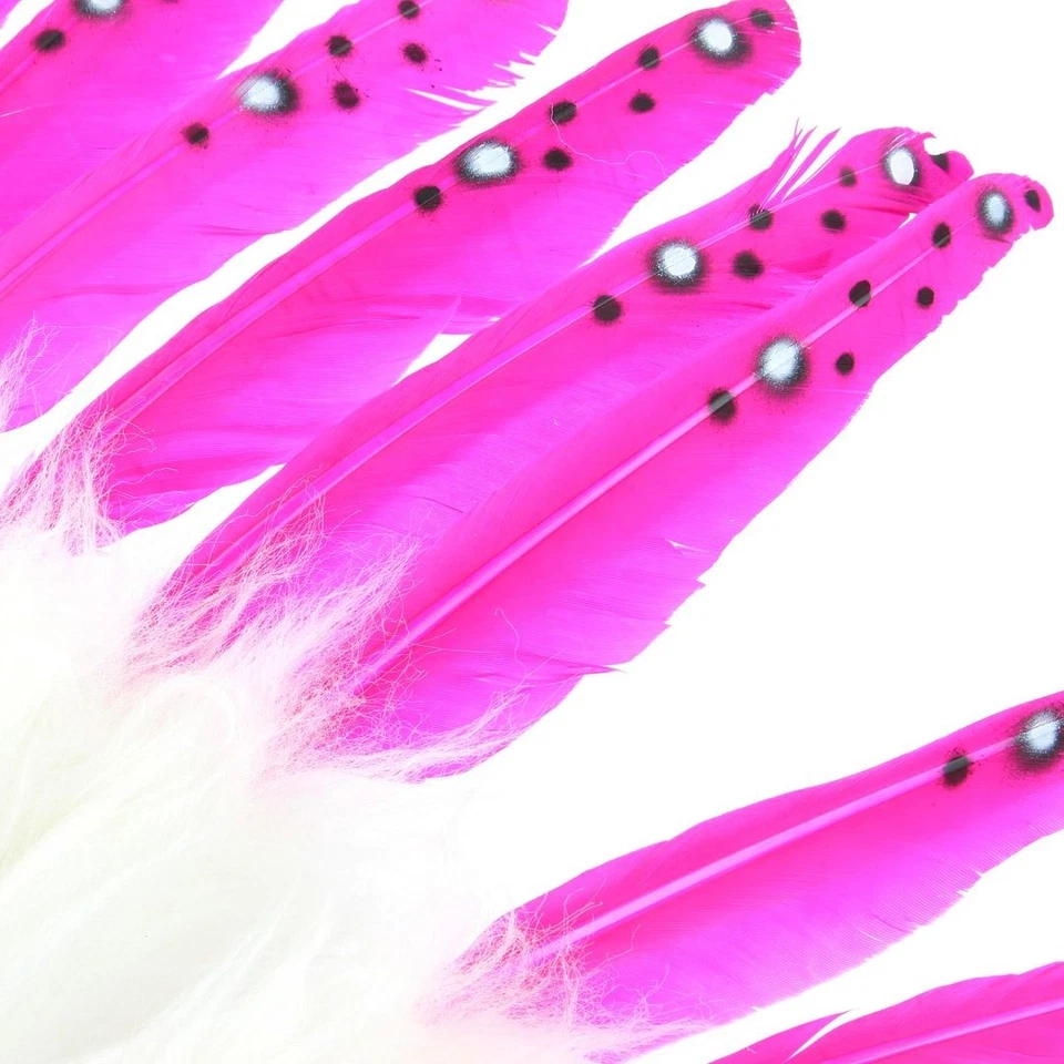 Tocado Indio Jefe Plumas Gorro Nativo Americano Sombrero ROSA DESPEDIDA DE SOLTERA Foto 4 de 4