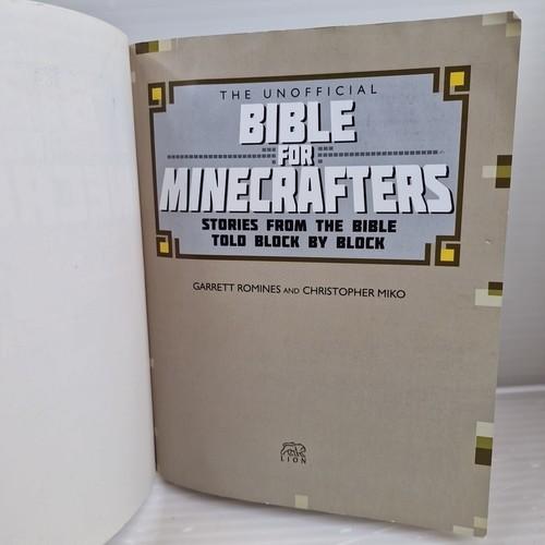 Minecraft Guide The Unofficial Bible for Minecrafters Paperback Bible Stories - Picture 9 of 24