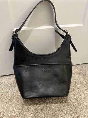 Coach Black Hobo Leather Vintage Western Shoulder Bag Rare Y2K 90s Classic