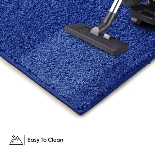 Galaxy Way Pet Friendly Area Rugs Neon Blue - 2' Square, Indoor, Stain & Fade... - Picture 4 of 9