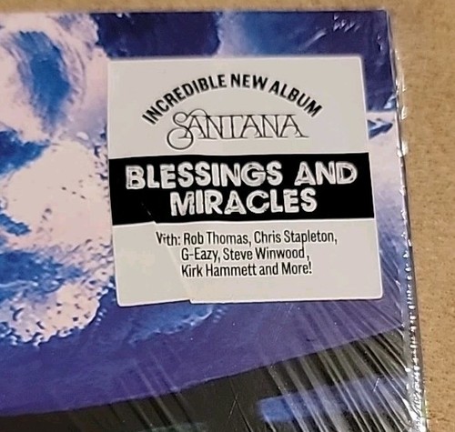 NEW Santana - Blessings and Miracles Vinyl 2LP Target Excl White Blue & Yellow - Picture 5 of 6