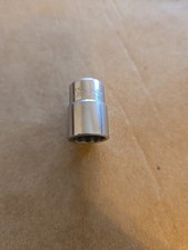 Snap On 1/4" Drive 7/16" 12PT SAE Shallow Chrome Socket TMD14