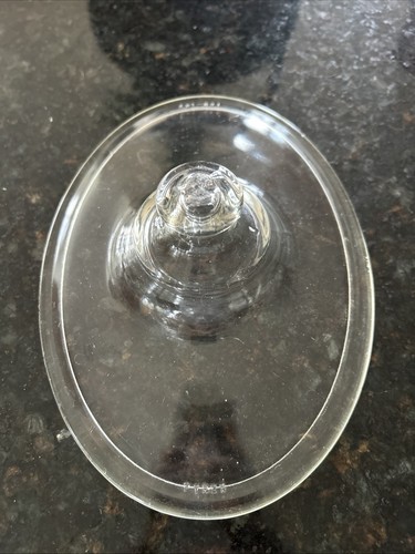 PYREX Covered Casserole Oval Clear Glass Lid only (80) #193-197 100 ...
