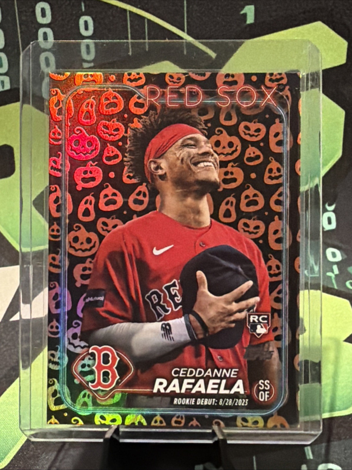 2024 Topps Update Series - Rookie Debut Ceddanne Rafaela #US110 Jack-O'-Lantern