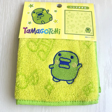 Tamagotchi Hand Towel Kuchipatchi Green Washcloth 25 25cm Bandai Japan