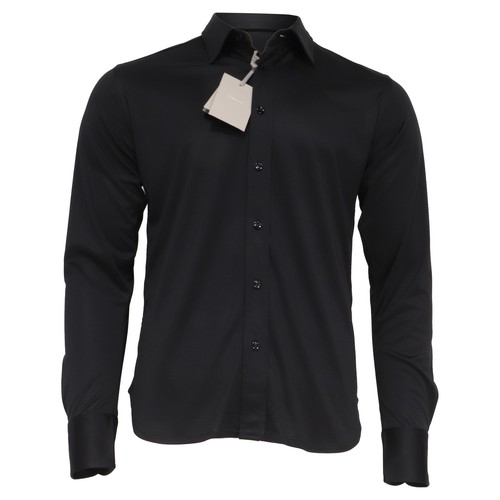 Tom Ford Crepe Slim Fit Button Down Shirt In Silk Men Black Size 48
