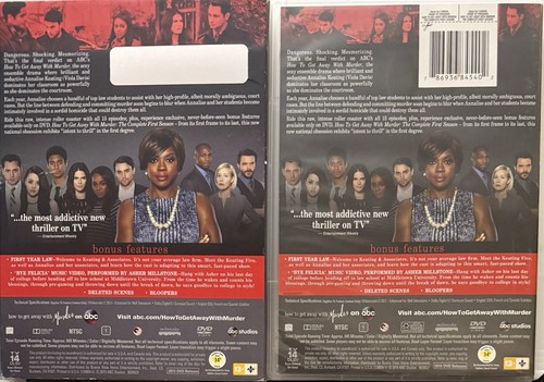 How to Get Away with Murder: The Complete First Season (DVD, 2015) - Picture 2 of 5
