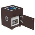 Smart Nightstand with Drawers and Safe,Wireless Charging Bluetooth Bedside Table
