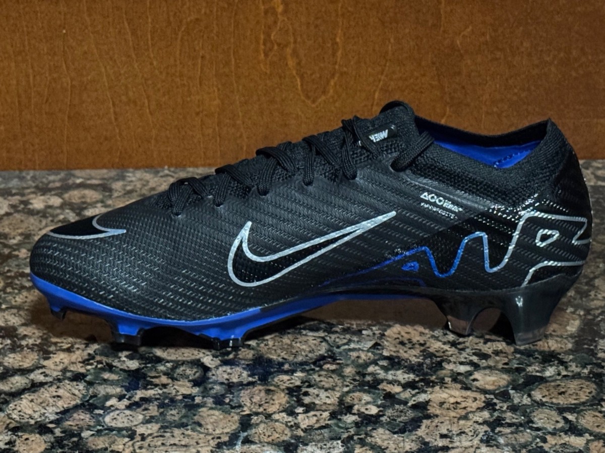 New MENS US 7 NIKE ZOOM MERCURIAL VAPOR 15 ELITE FG BLACK/HYPER