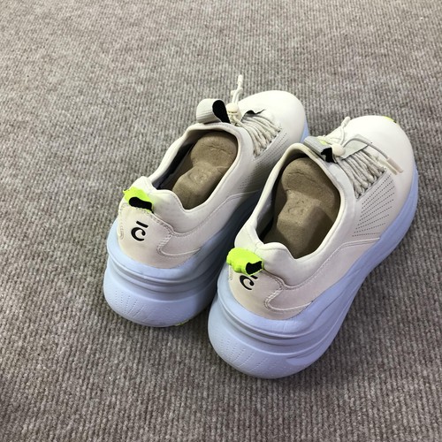 Clove Shoes Womens Size 8.5 Mens 7 White Neon Yellow Slip On Comfort Nursing - Picture 3 of 11