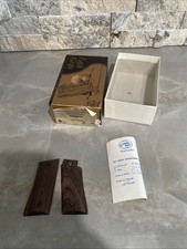 Eagle CHECKERED ROSEWOOD Pistol Grips for COLT MUSTANG 380-NEW OLD STOCK 70