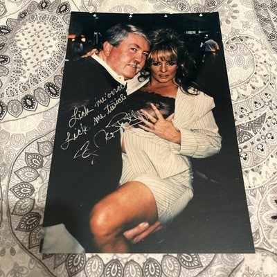 SEXY ADULT STAR RHONDA JO PETTY HAND SIGNED ORIGINAL PHOTOGRAPH 7 x10  - RARE