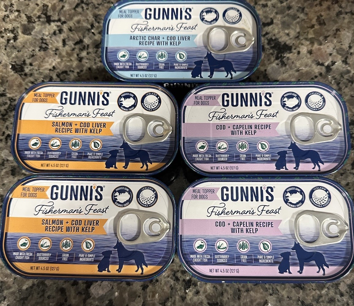 Gunni&rsquo;s Fisherman&rsquo;s Feast Meal Topper For Dogs - 5 Cans 
