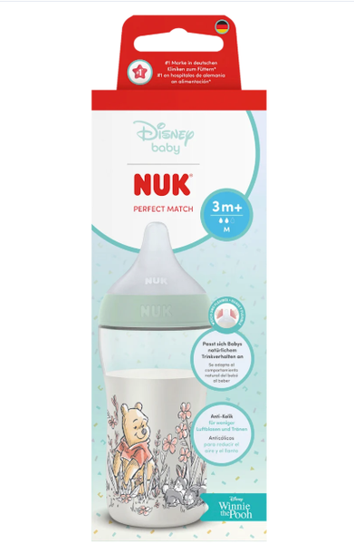 Nuk Perfect Match Babyflasche Ab 3 Monate Disney Winnie Pooh Anti-Colic 260 Ml-image